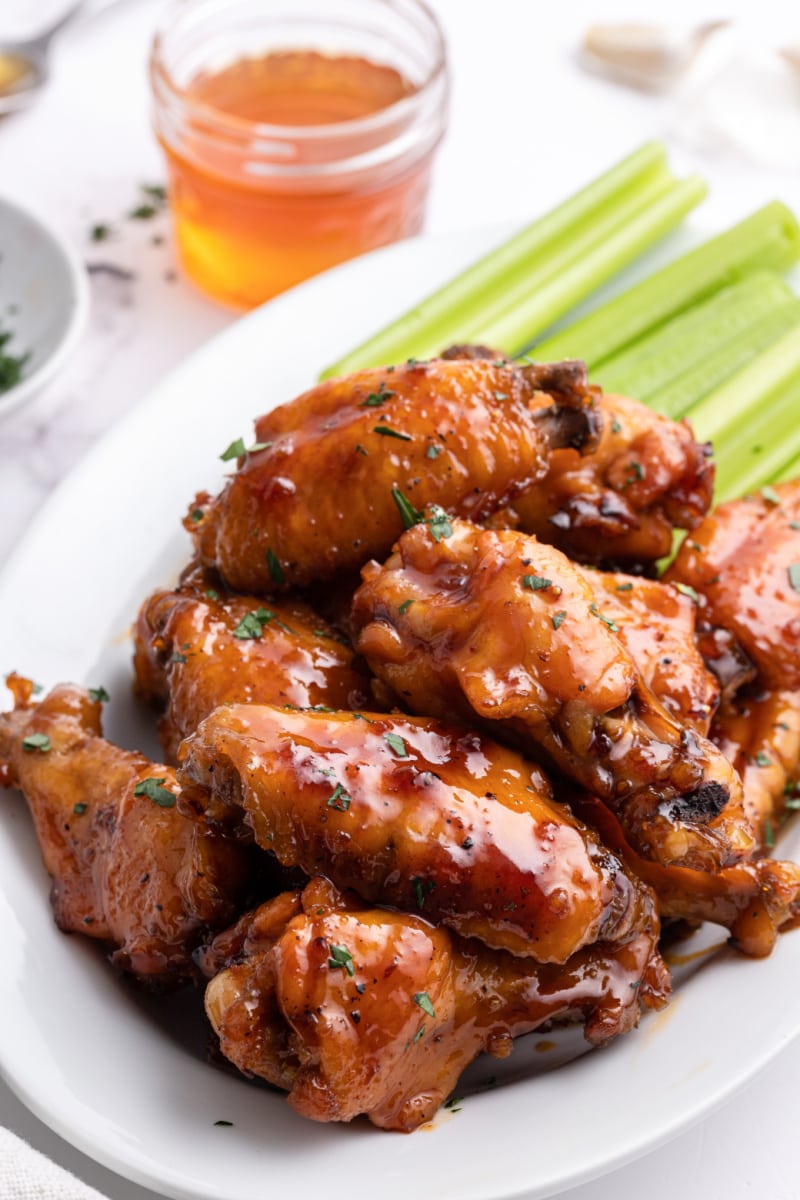 Crispy Honey-Glazed Chicken Wings