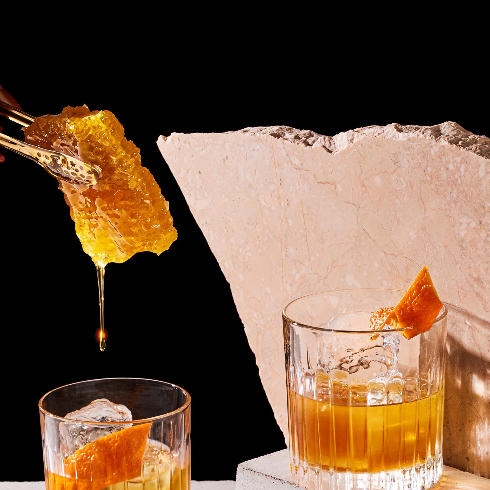 Scotch Honey Old Fashioned