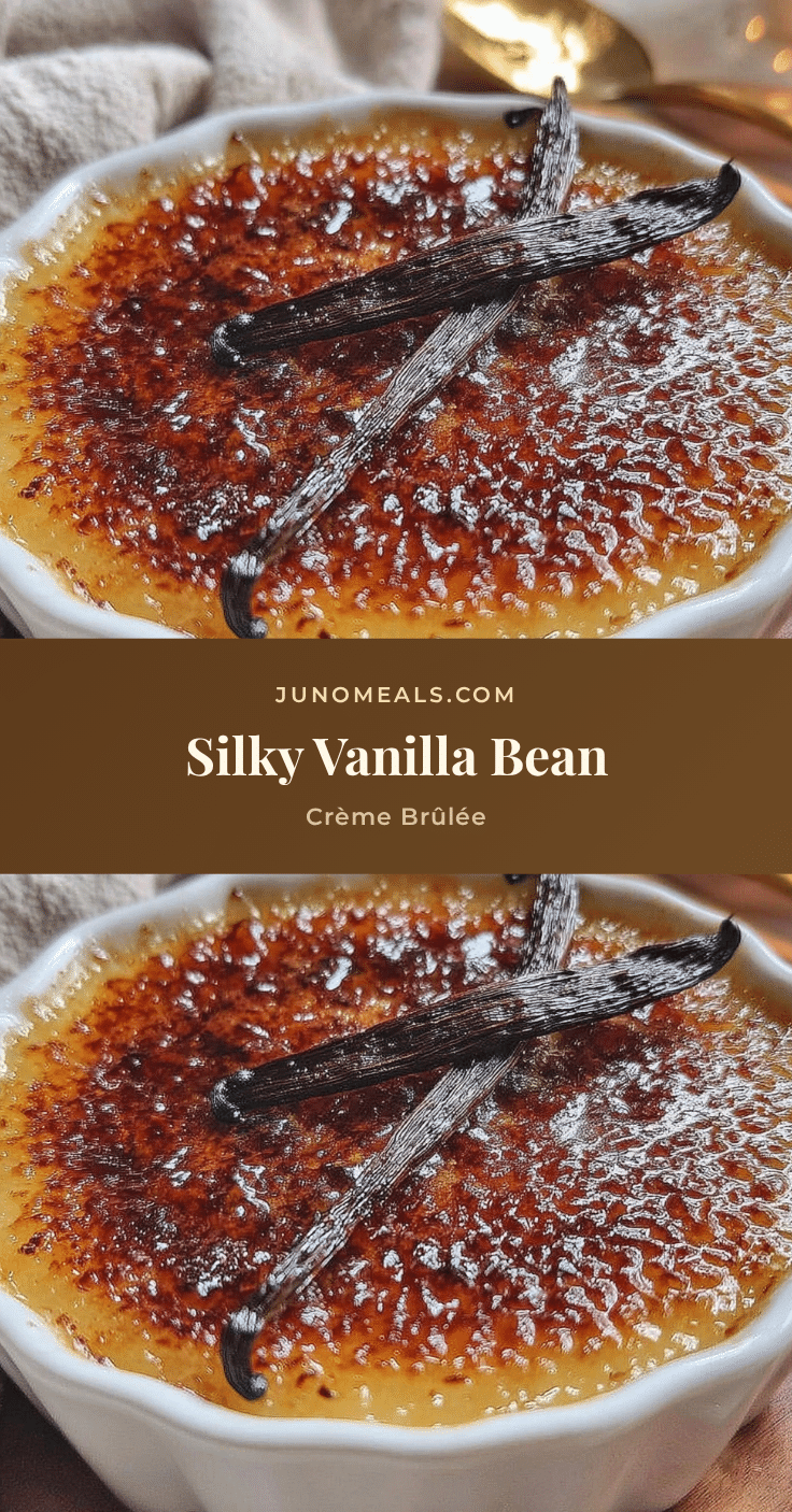 Crème Brûlée with Vanilla Bean