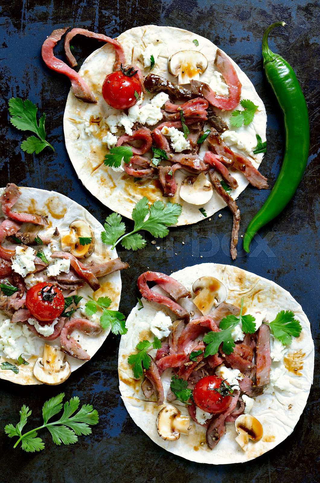 Pecos Rooftops Spicy Tacos