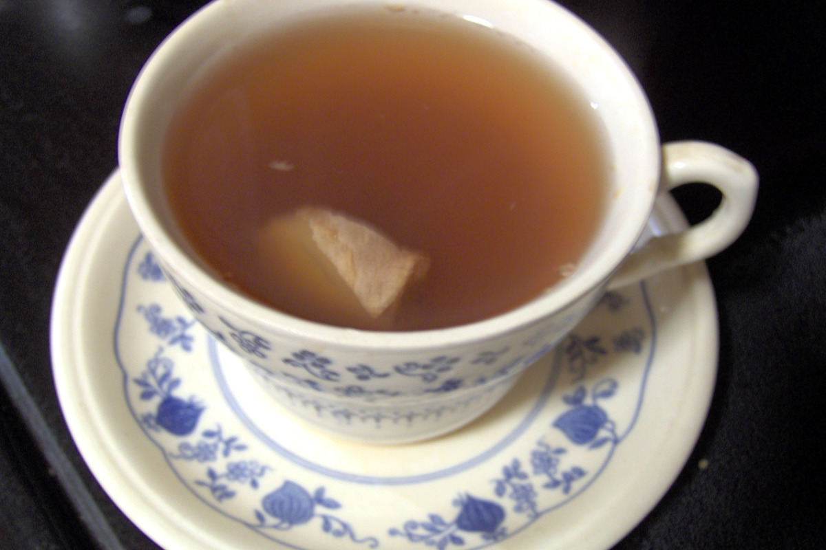 Steeped Cinnamon and Ginger Spiced Tea