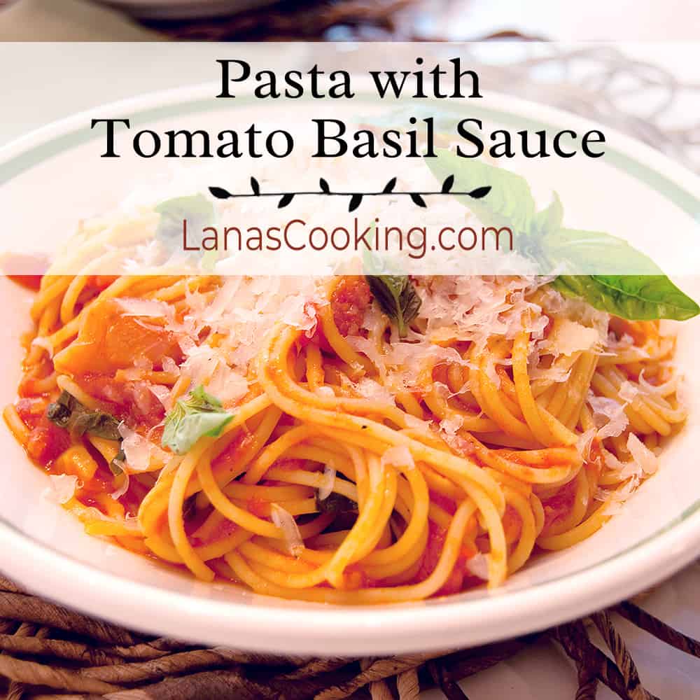 Herb-Infused Pasta with Tomato Basil Sauce