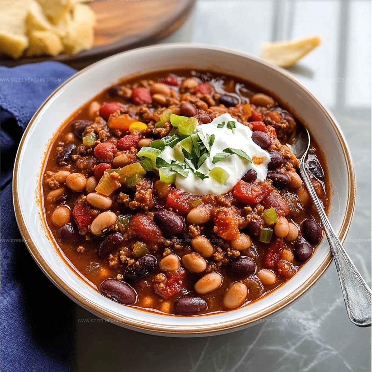 Hearty Three-Bean Chili with Smoked Paprika