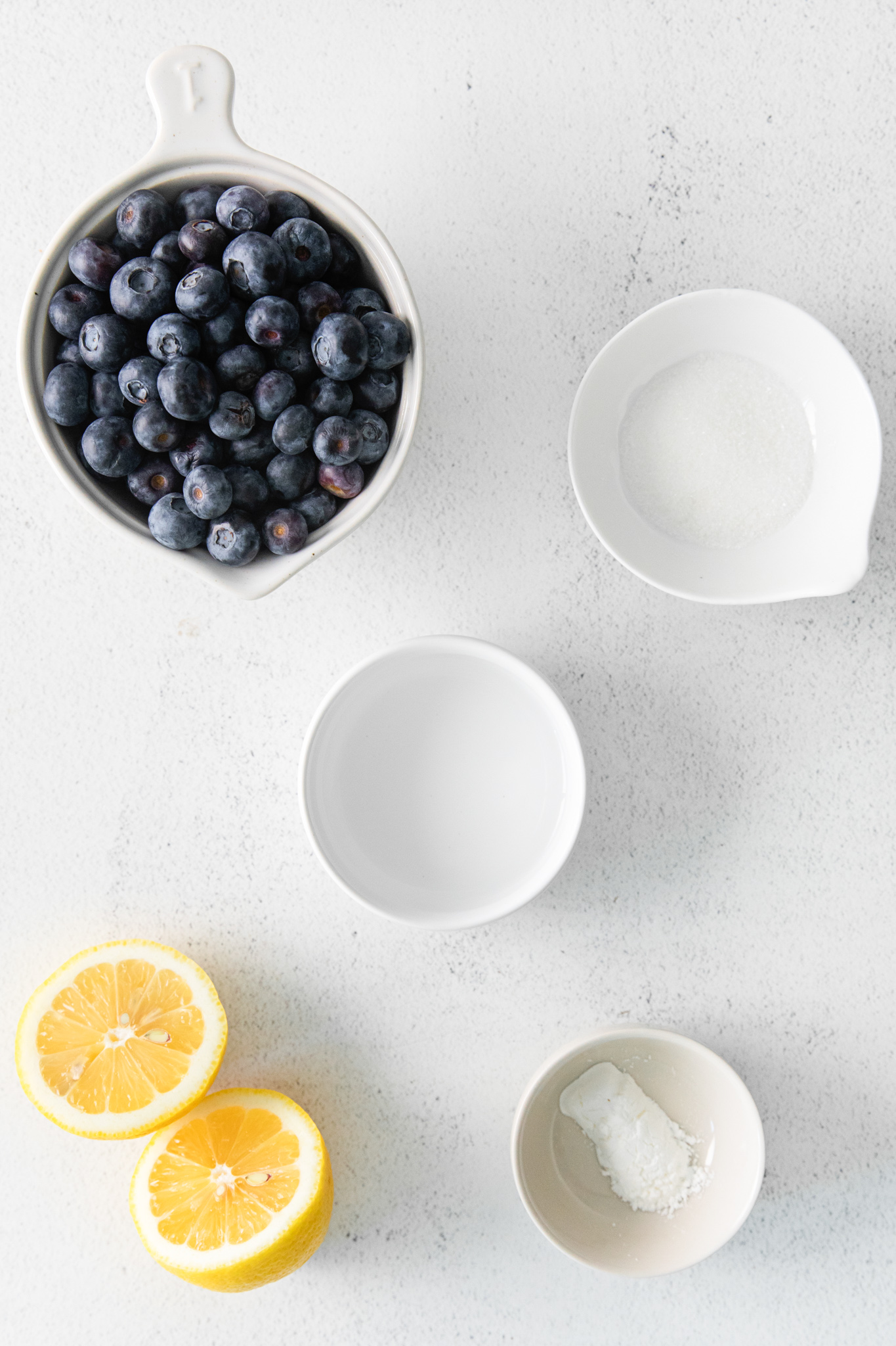Lemon-Blueberry Soufflé with Berry Compote