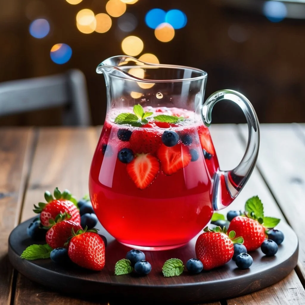 Sparkling Berry Ginger Punch