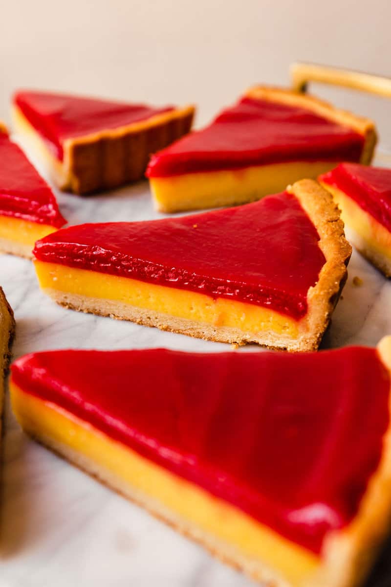 Baked Raspberry and Lemon Tart
