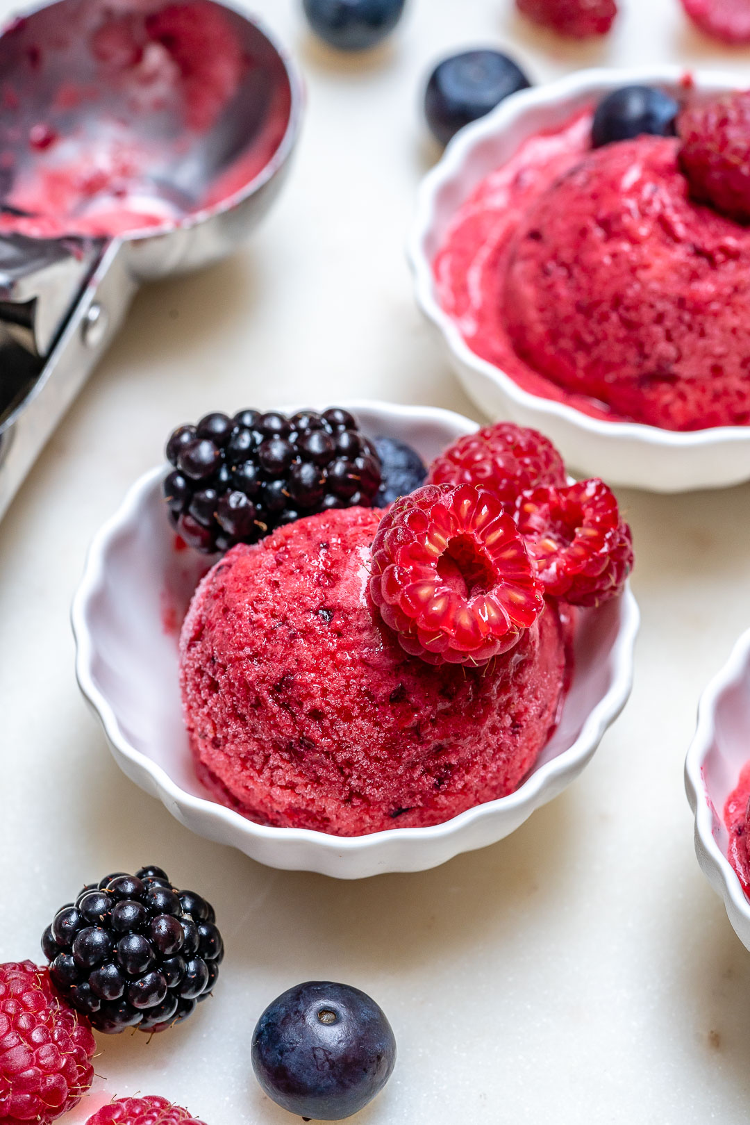Berry-Mint Sorbet