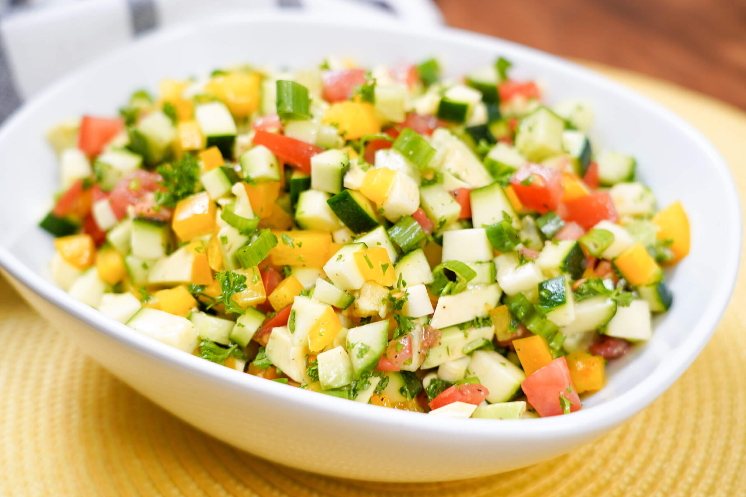 Vibrant Chopped Salad with Avocado and Pepitas