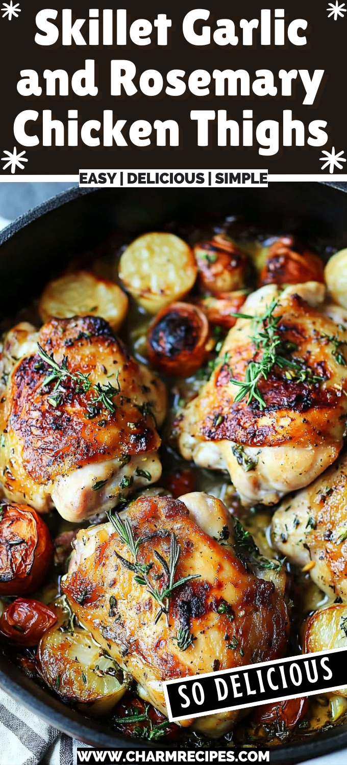 Sear-Grilled Chicken Thighs with Garlic and Rosemary