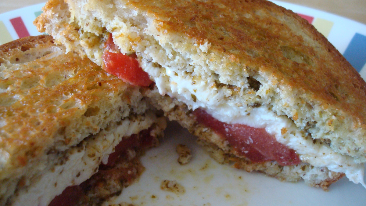 Tomato and Rosemary Panini
