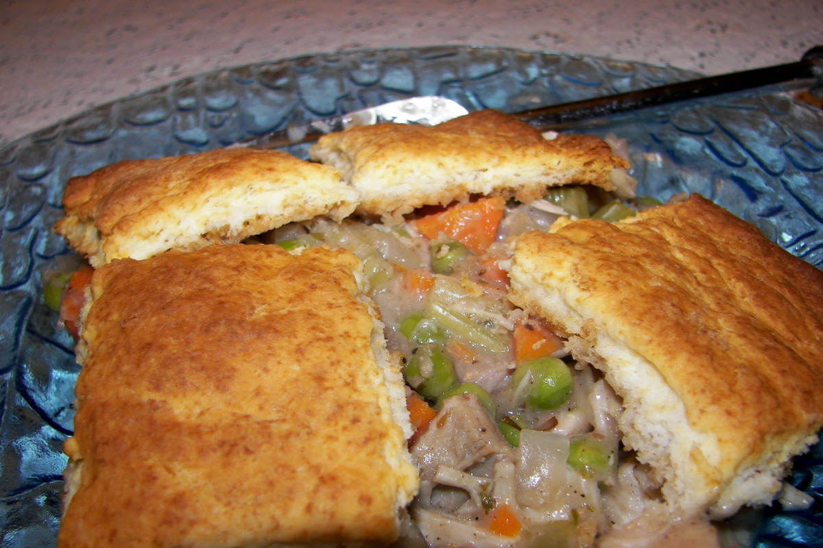 Old-Fashioned Chicken Pot Pie with Buttery Crust