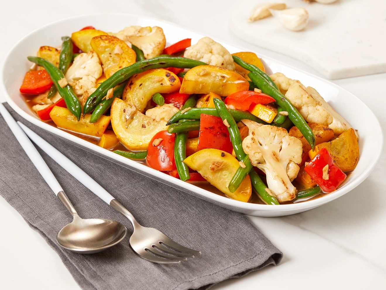 Sautéed Vegetables with Garlic and Lemon