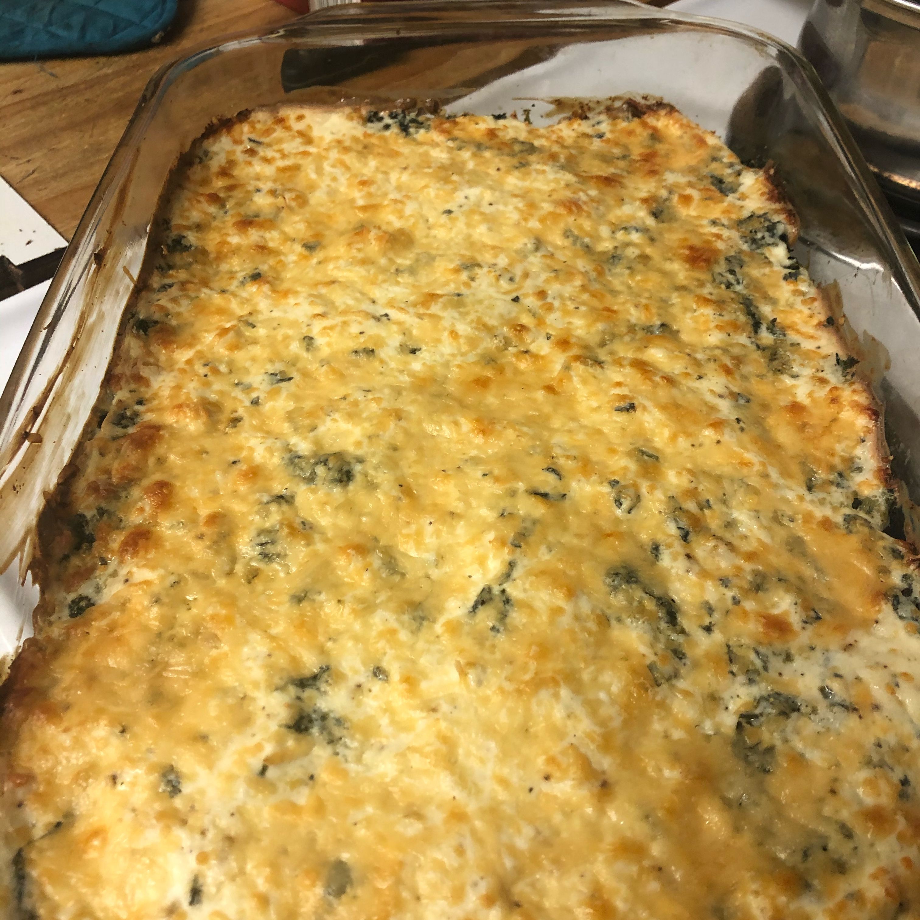 Savory Egg and Spinach Casserole