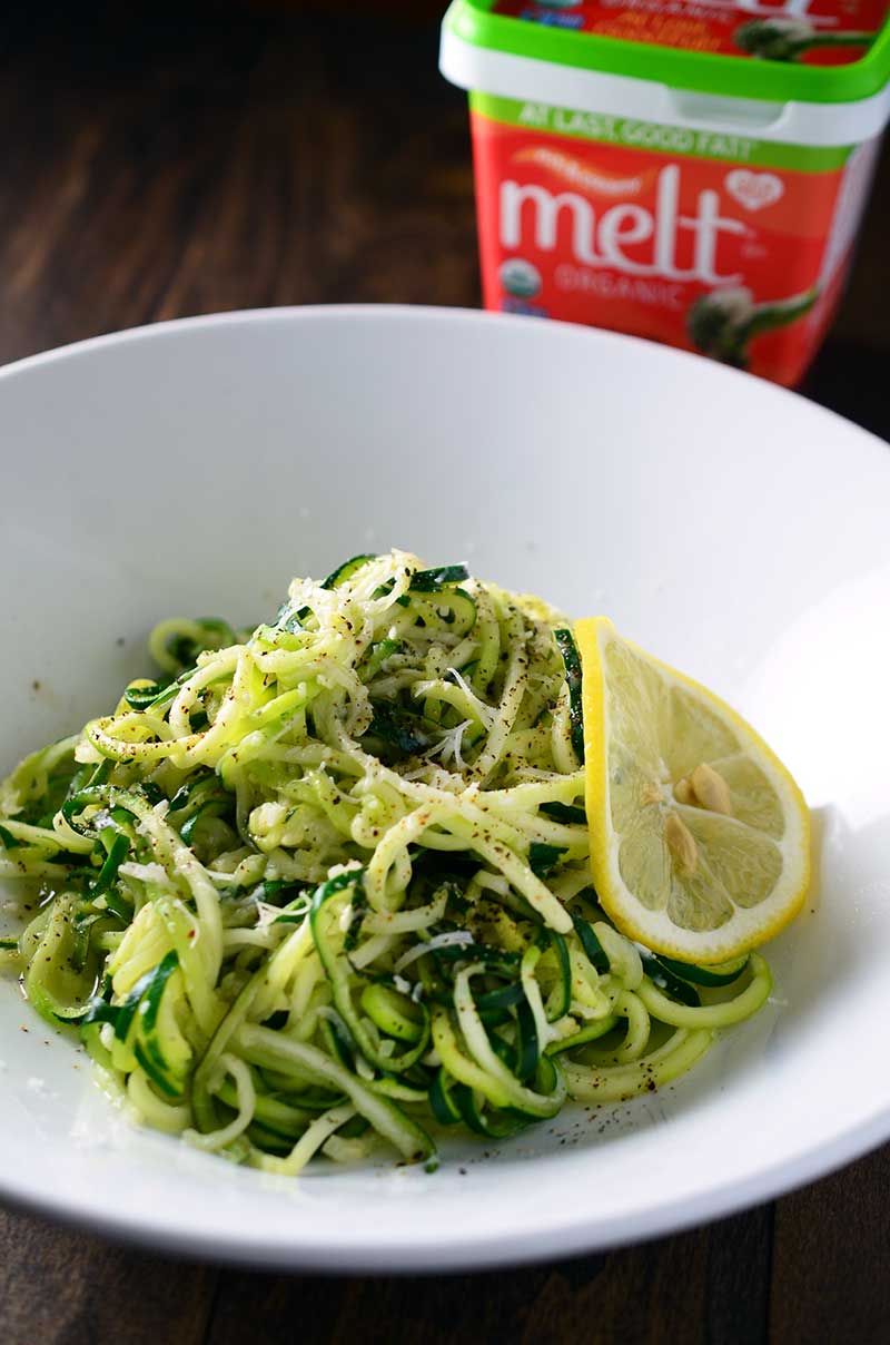 Lemon-Parmesan Zucchini Noodles