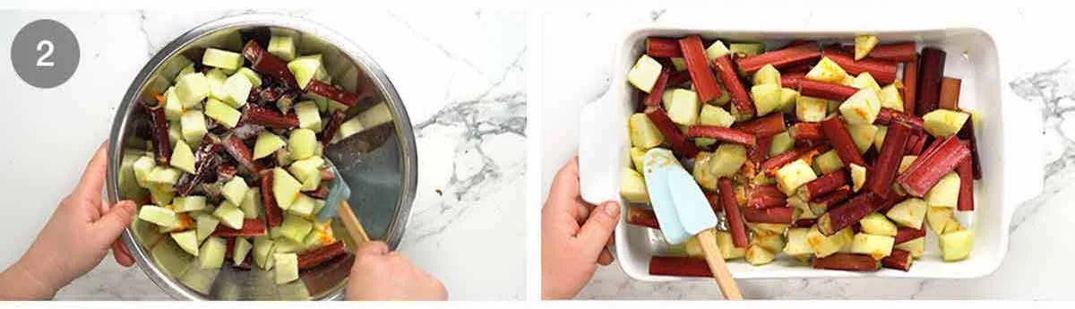 Rhubarb and Orange Crumble Topping