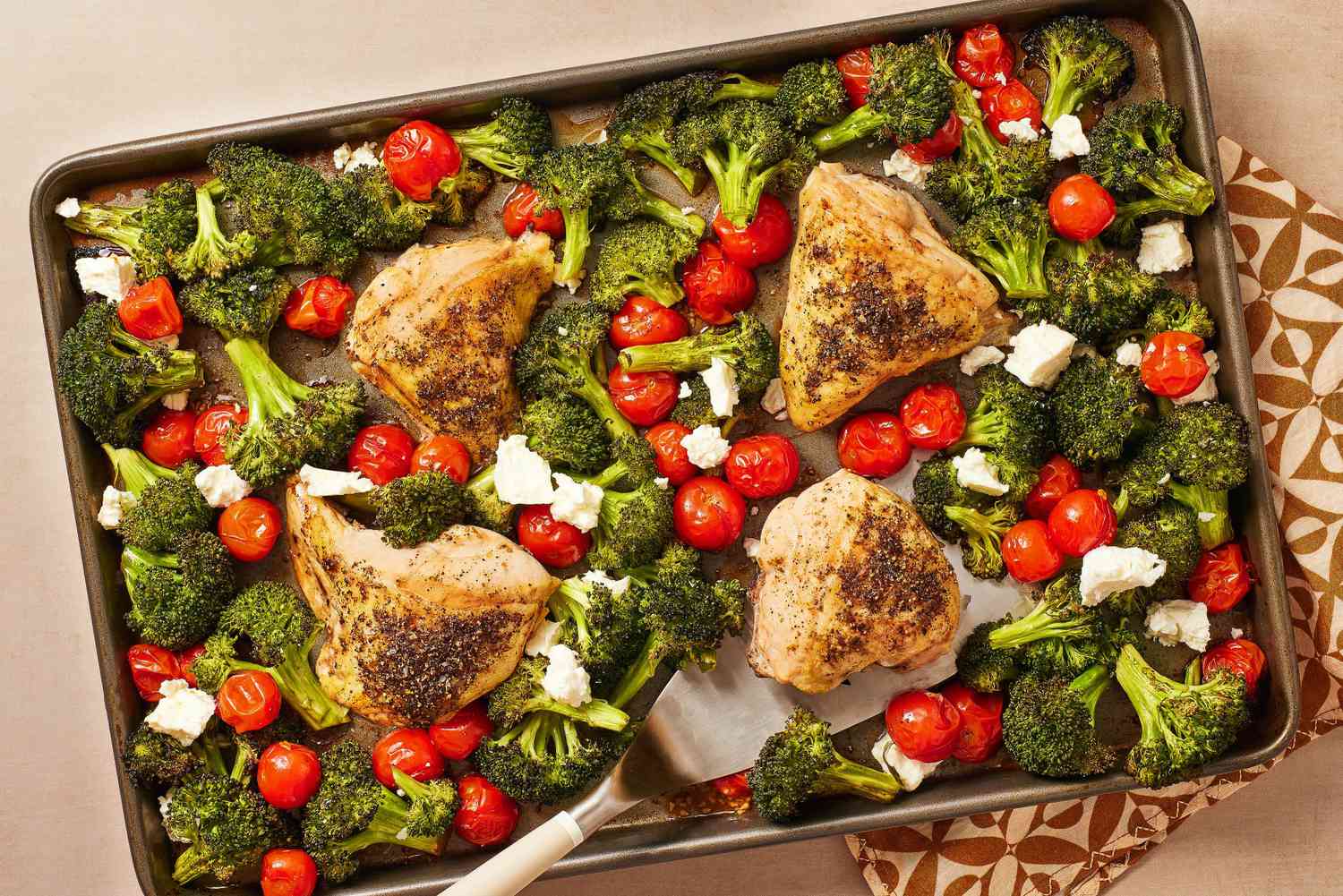 Lemon-Dill Chicken Thighs with Cherry Tomatoes and New Potatoes