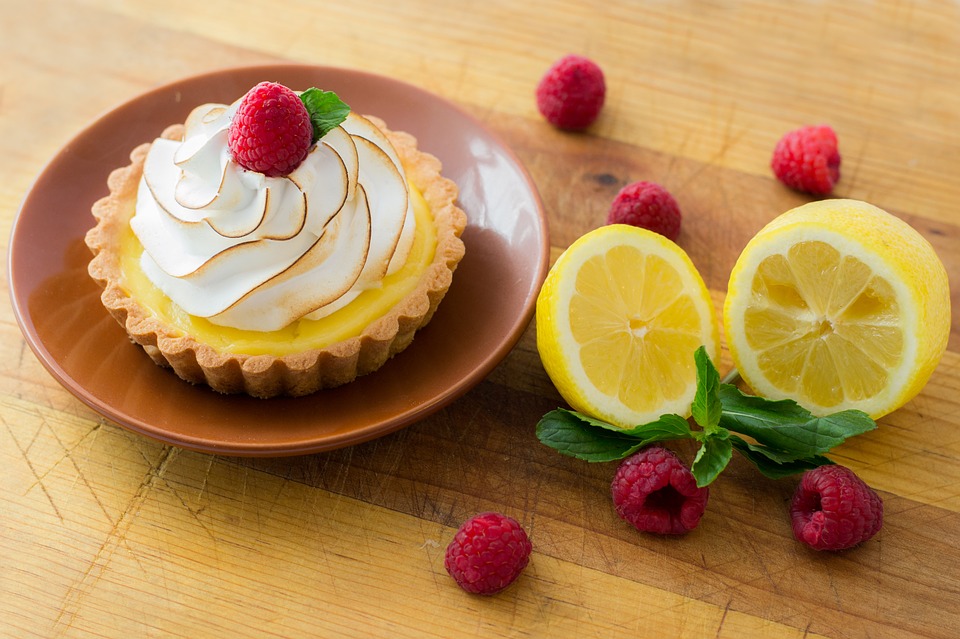 Raspberry Lemon Meringue Tart