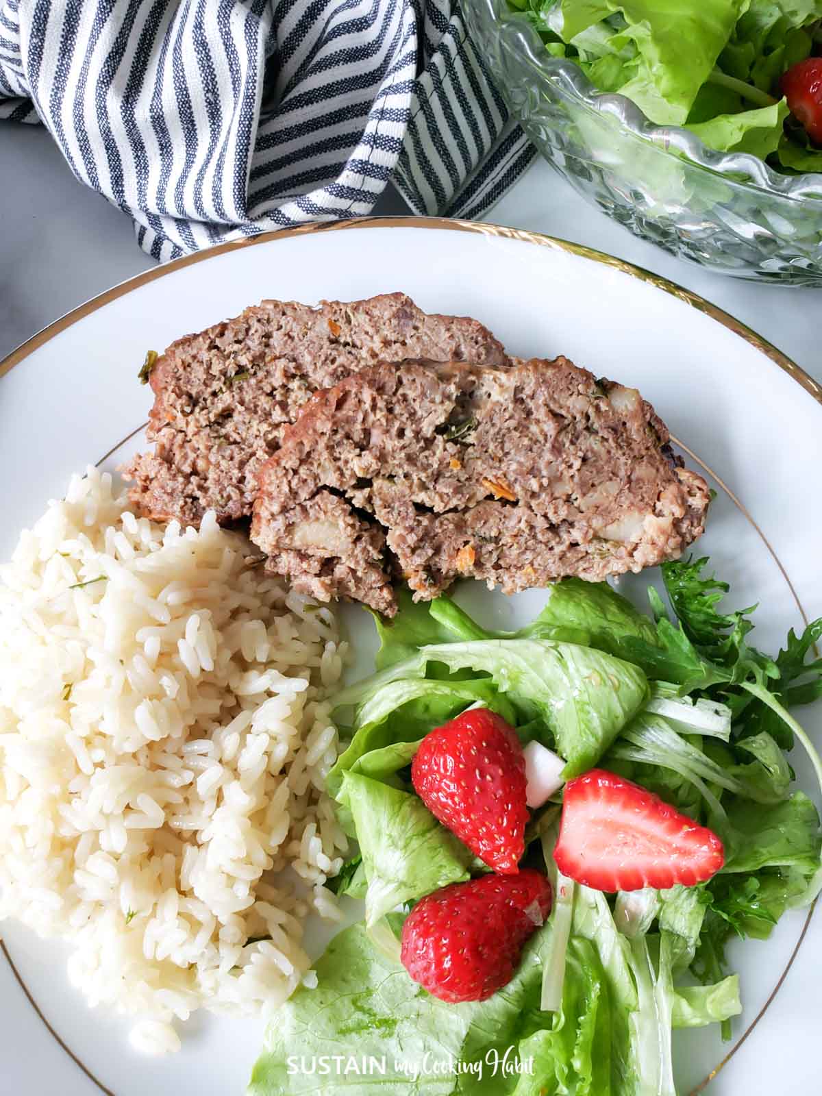 Herb-Infused Beef and Pork Meatloaf