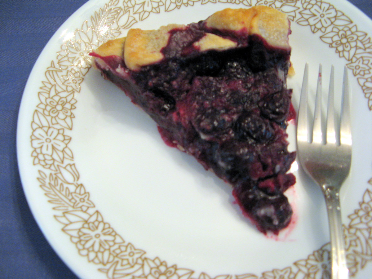 True Blueberry Galette with Honey Glaze