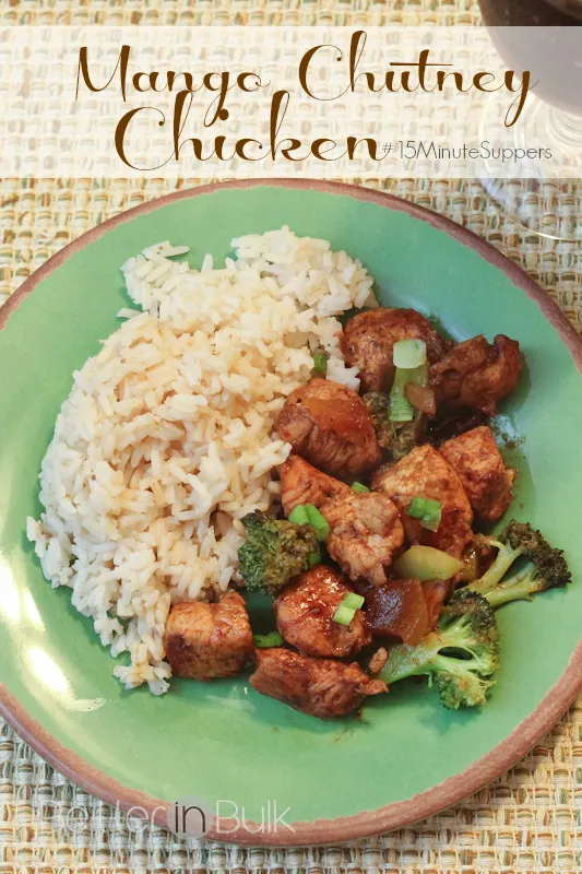 Cardamom-Spiced Chicken with Mango Chutney
