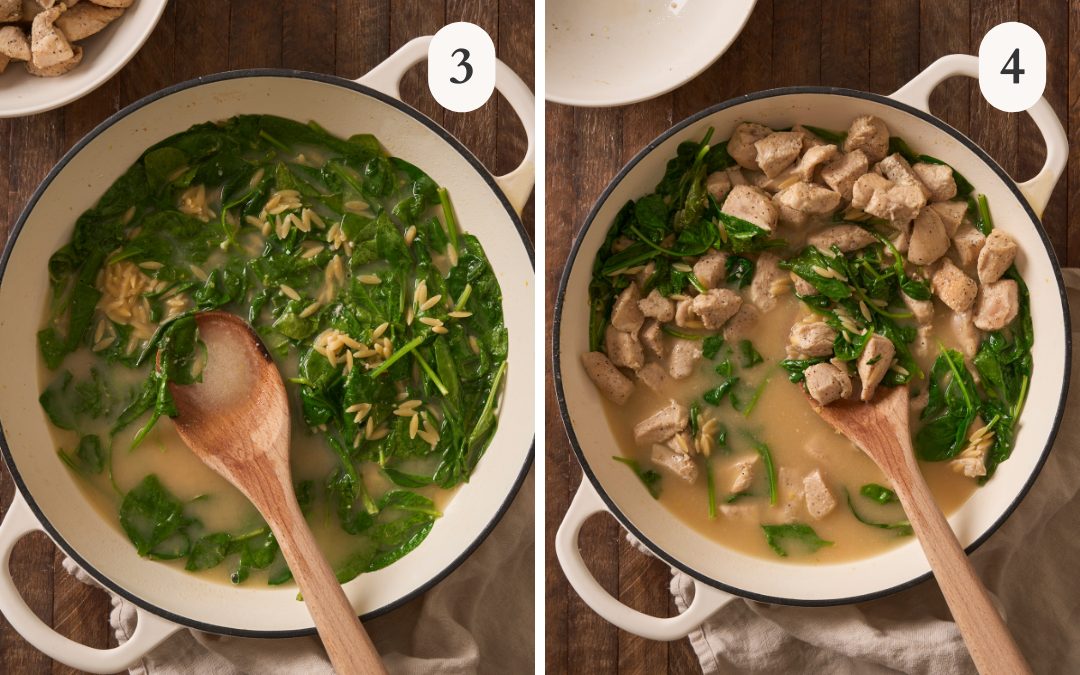 One-Pot Lemon Chicken and Orzo with Zucchini