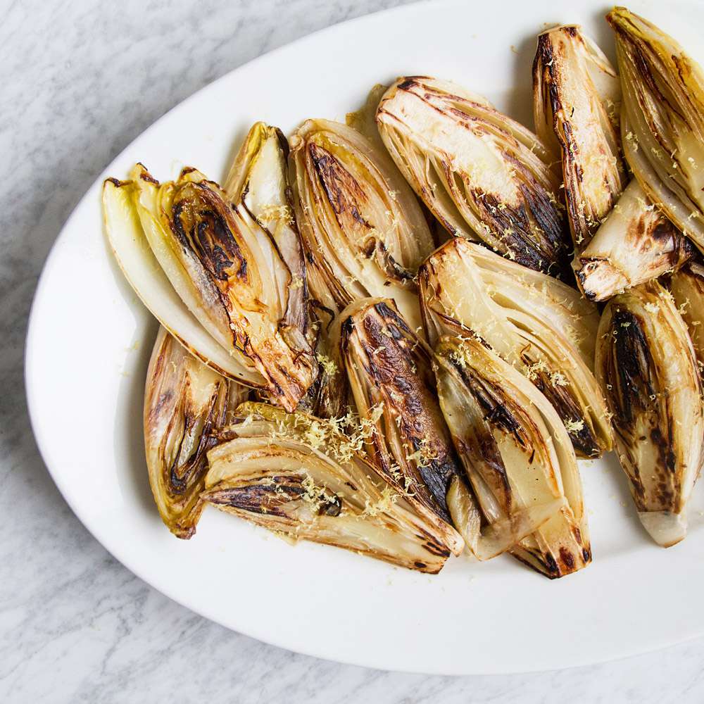 Sautéed Endive with Lemon and Garlic