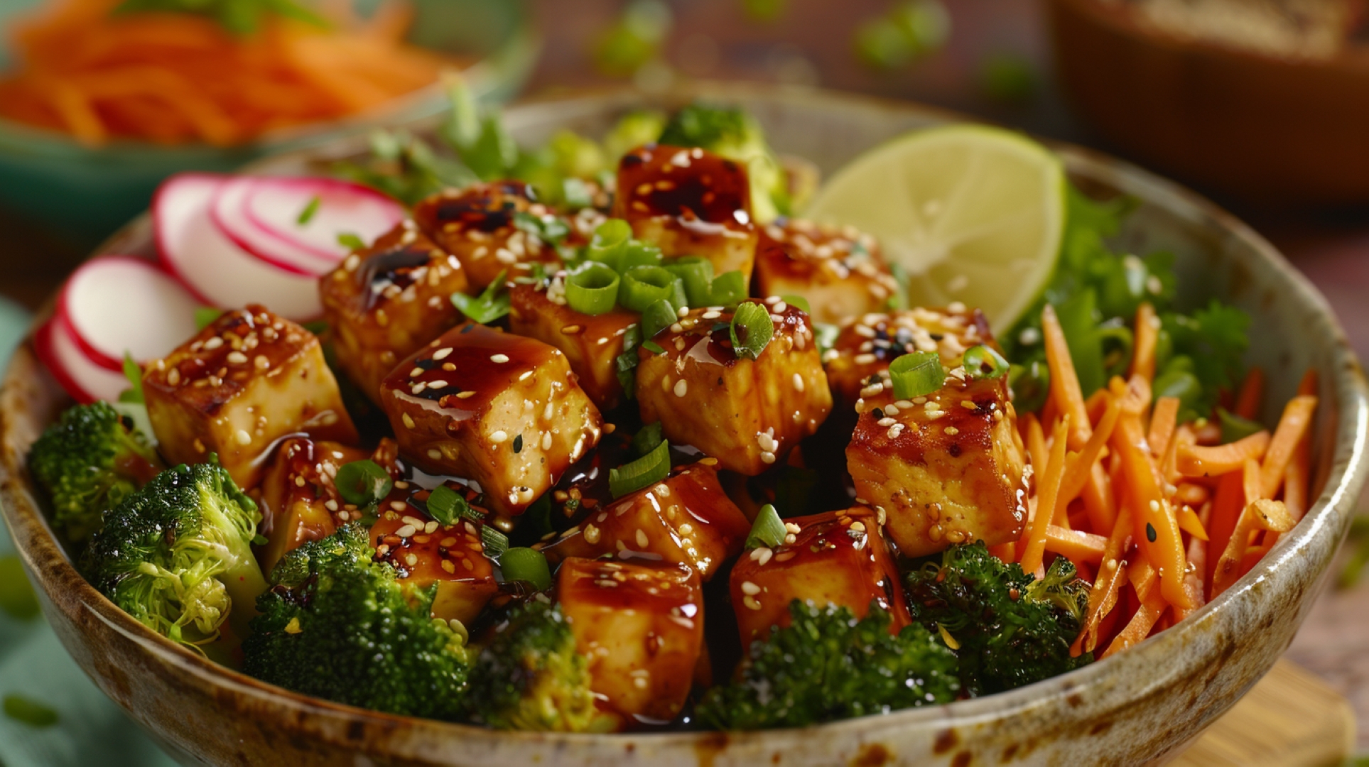 Pan-Seared Tofu with Ginger and Sesame