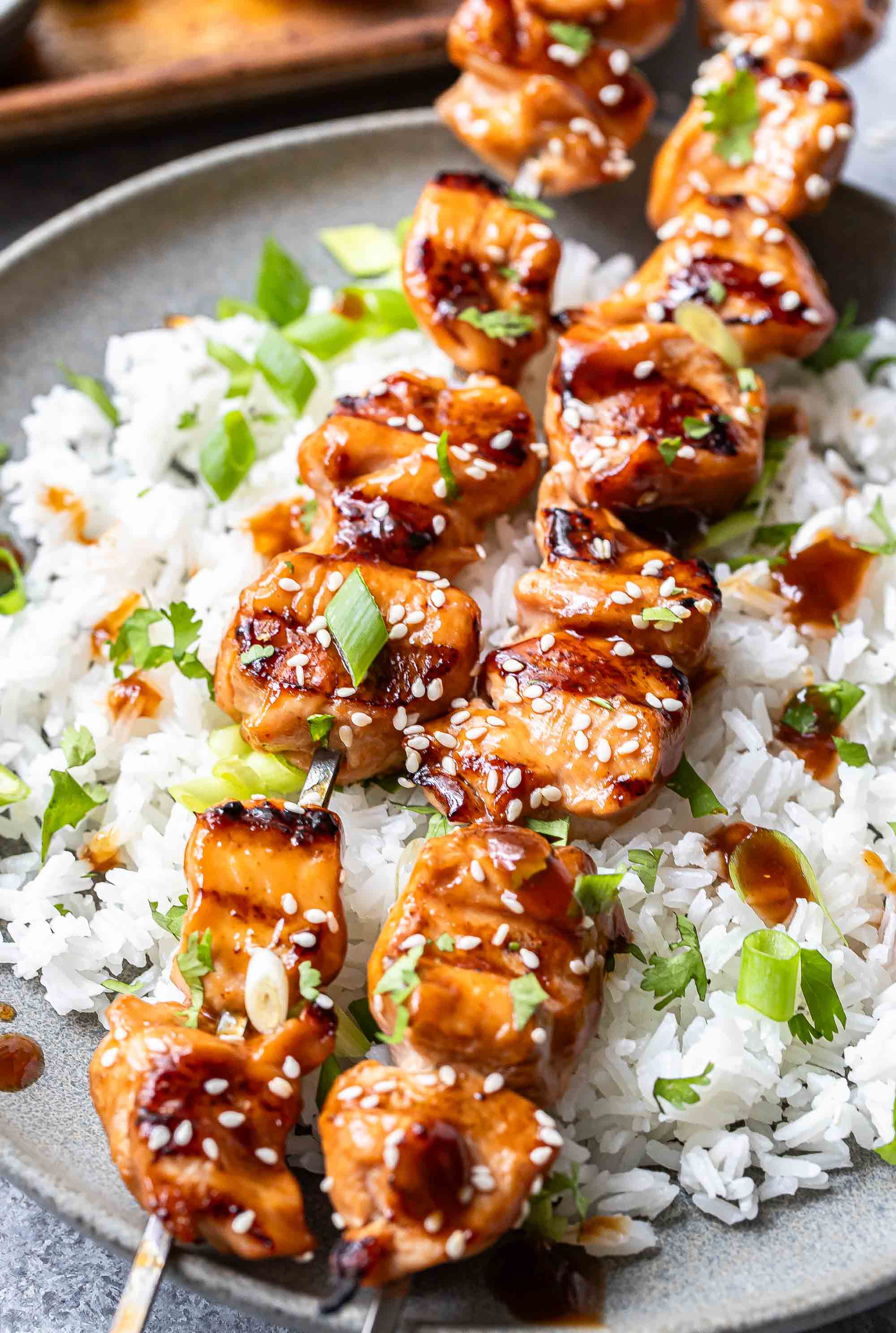 Tokyo-Style Teriyaki Chicken Skewers