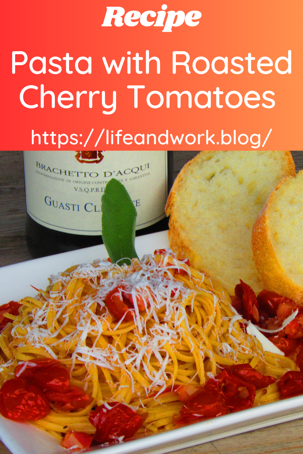 Tomato-Basil Pasta with Roasted Cherry Tomatoes