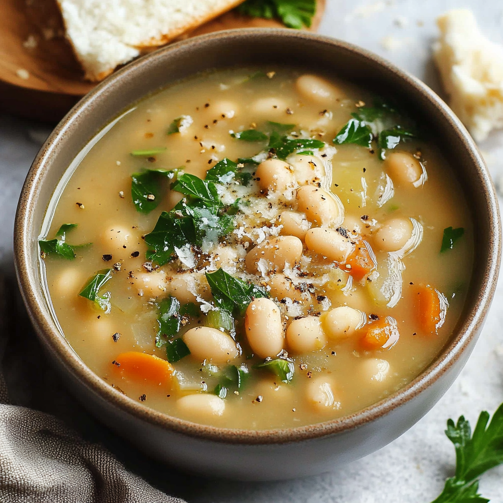 Slow-Simmered White Bean Soup