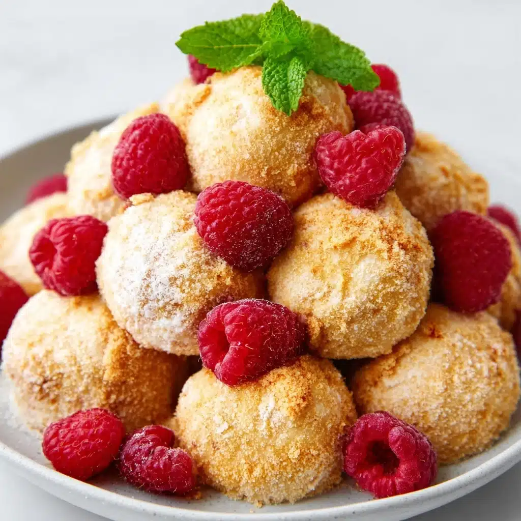No-Bake Raspberry Cheesecake Bites