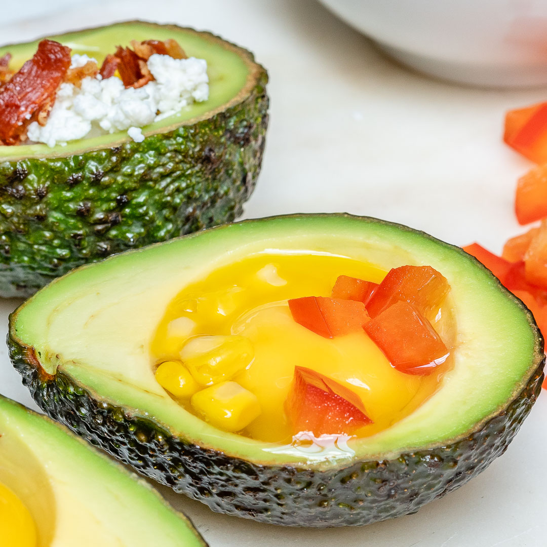 Avocado-Stuffed Egg Cups