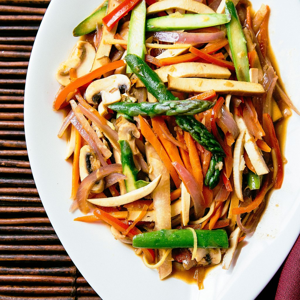 Texas Sunset Veggie Stir-Fry