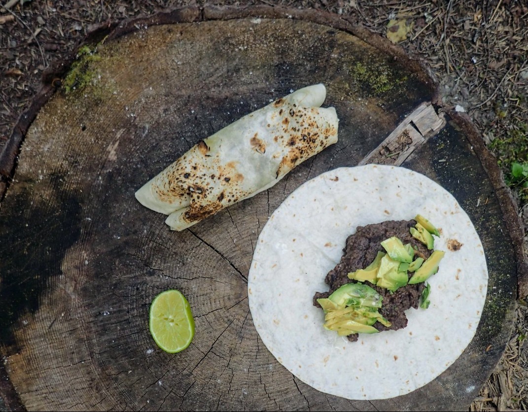 RV Road Trip Breakfast Burritos with Black Beans