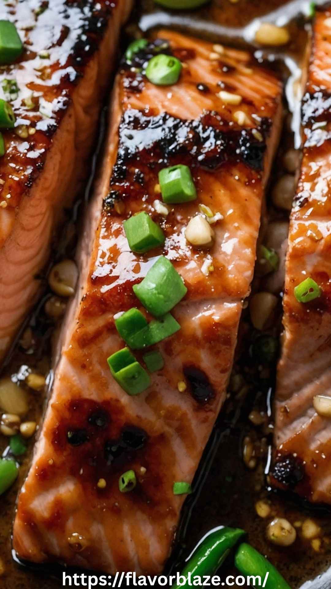 Miso-Glazed Blueberry Salmon