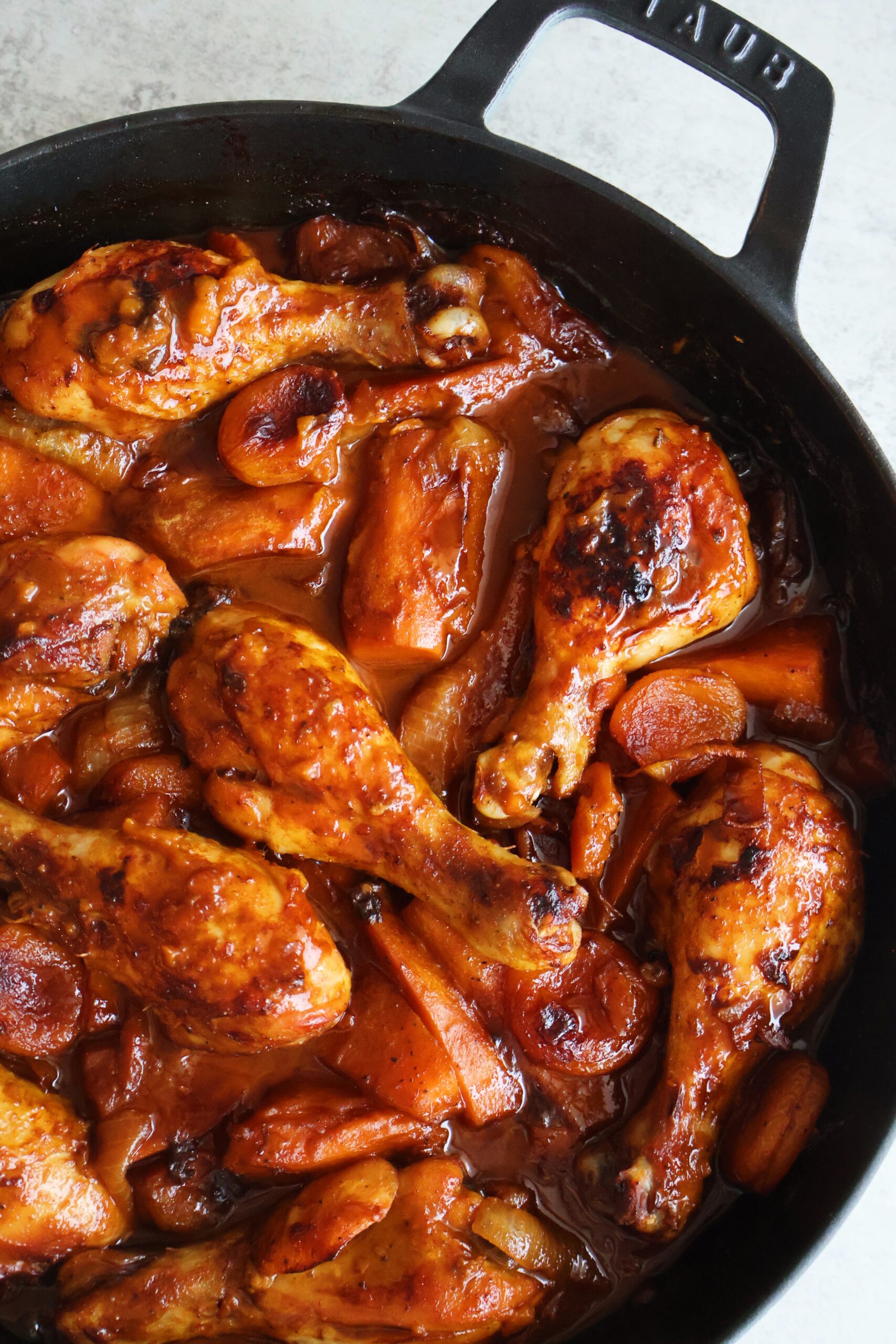 Rosemary-Roasted Chicken Drumsticks with Sweet Potatoes