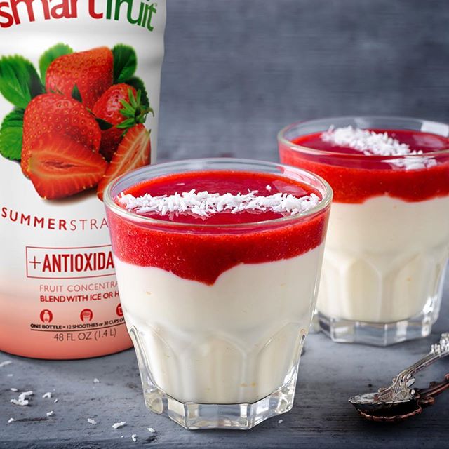 Mango-Strawberry Coconut Yogurt Parfait