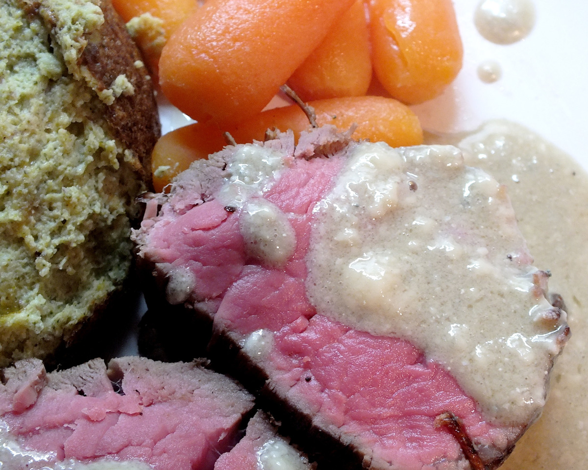 Pan-Seared Beef Tenderloin with Blue Cheese Butter