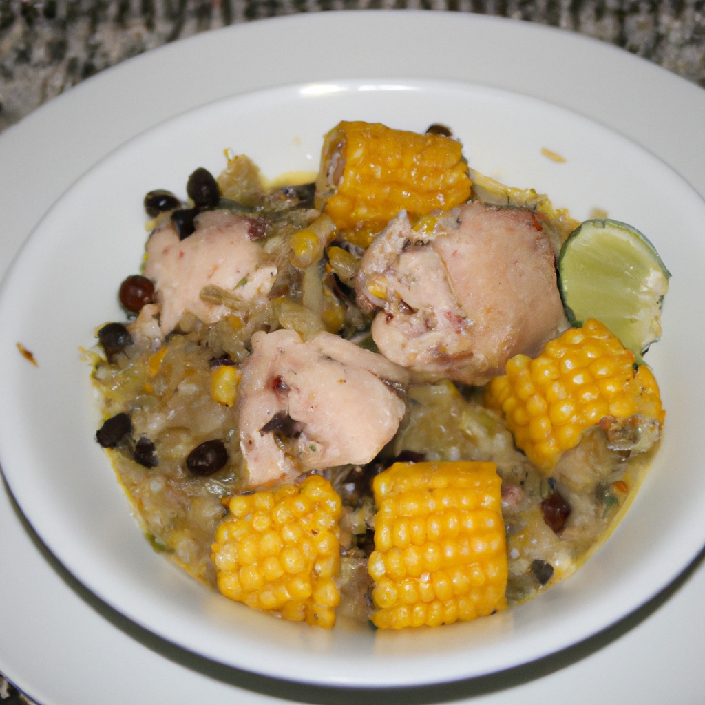 Cilantro-Lime Chicken with Corn and Black Beans