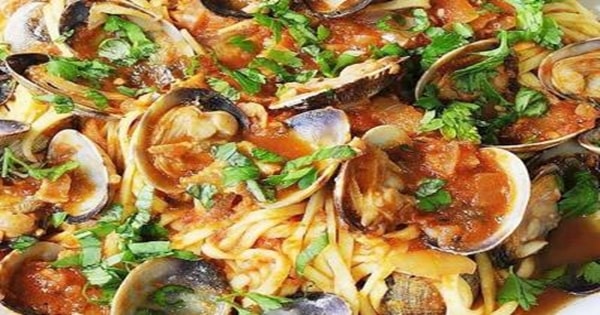 Half-Shell Pasta with Clams
