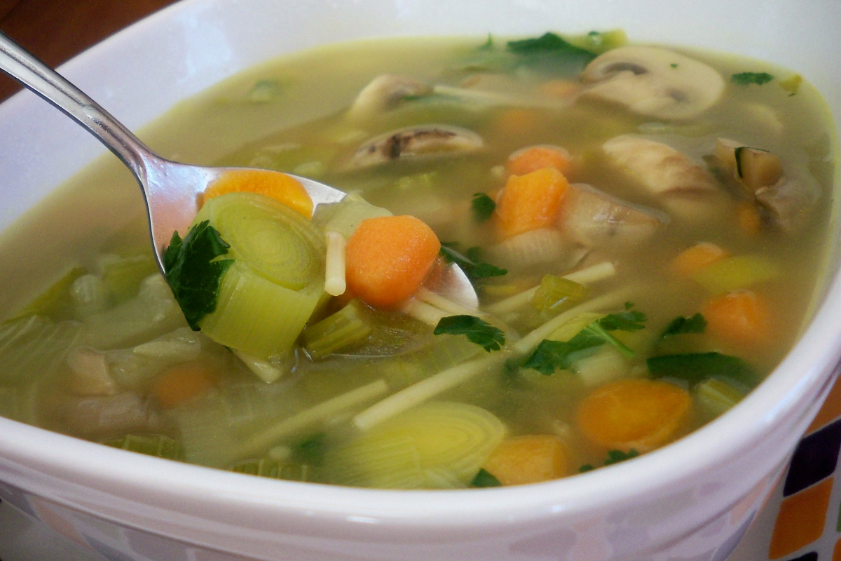 Herb-Infused Spring Vegetable Soup