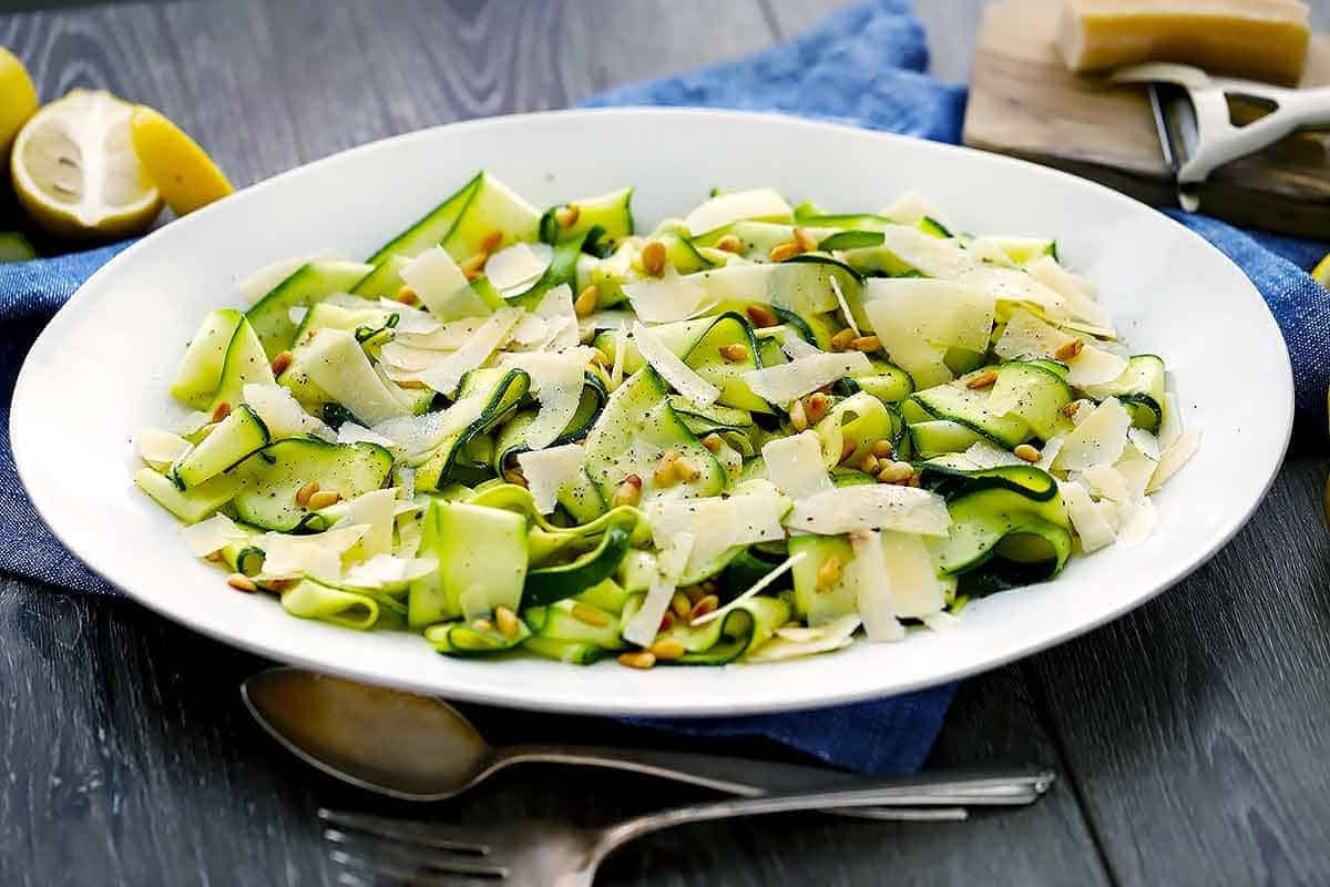 Sun-Drenched Zucchini Ribbons with Lemon-Tarragon Vinaigrette