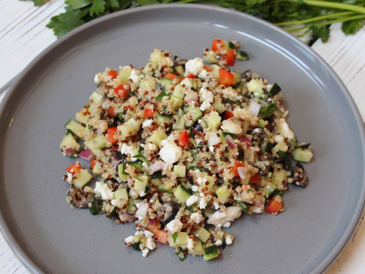 APRN-Style Quinoa Salad with Cucumber and Feta