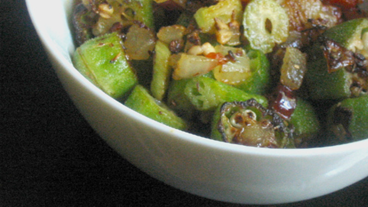 Stir-Fried Okra with Tamarind