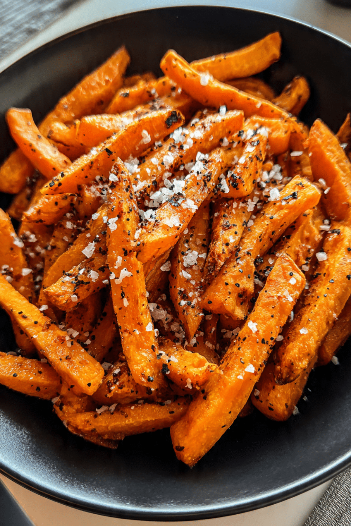 Tahini-Spiced Sweet Potato Fries with Smoked Paprika
