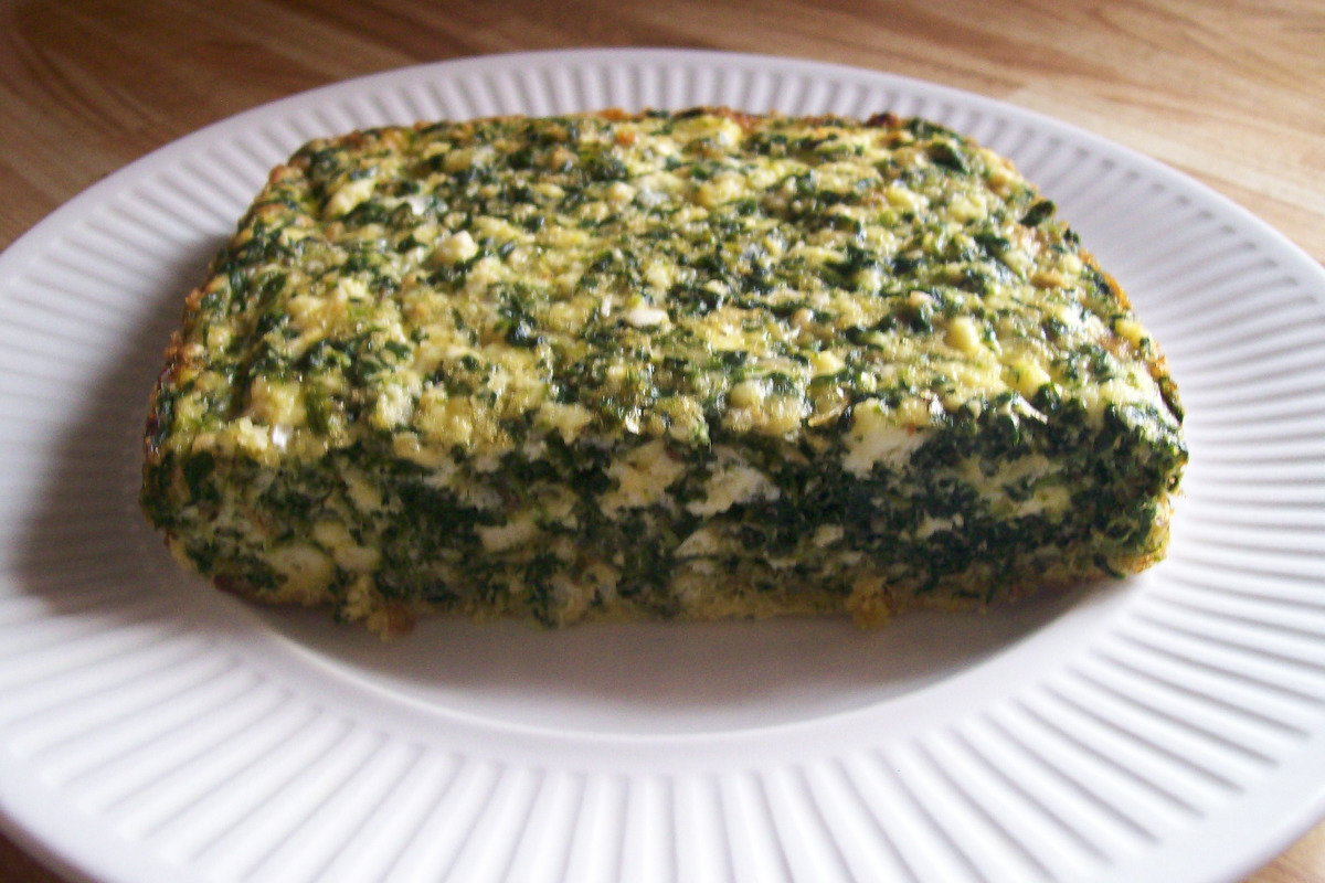 Baked Broccoli Spinach Casserole with Ricotta