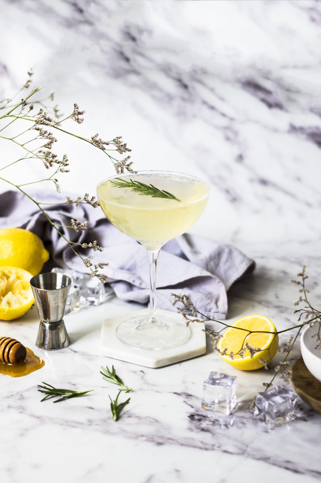 Gin & Honey Lemon Fizz