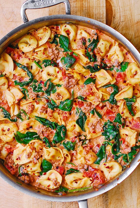 Three-Ingredient Sausage Tortellini