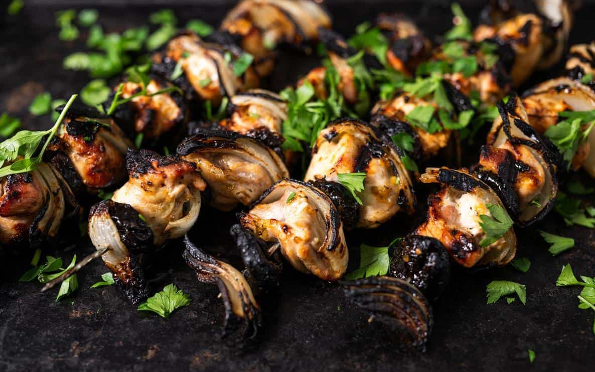 Playhouse Chicken Skewers with Citrus Glaze