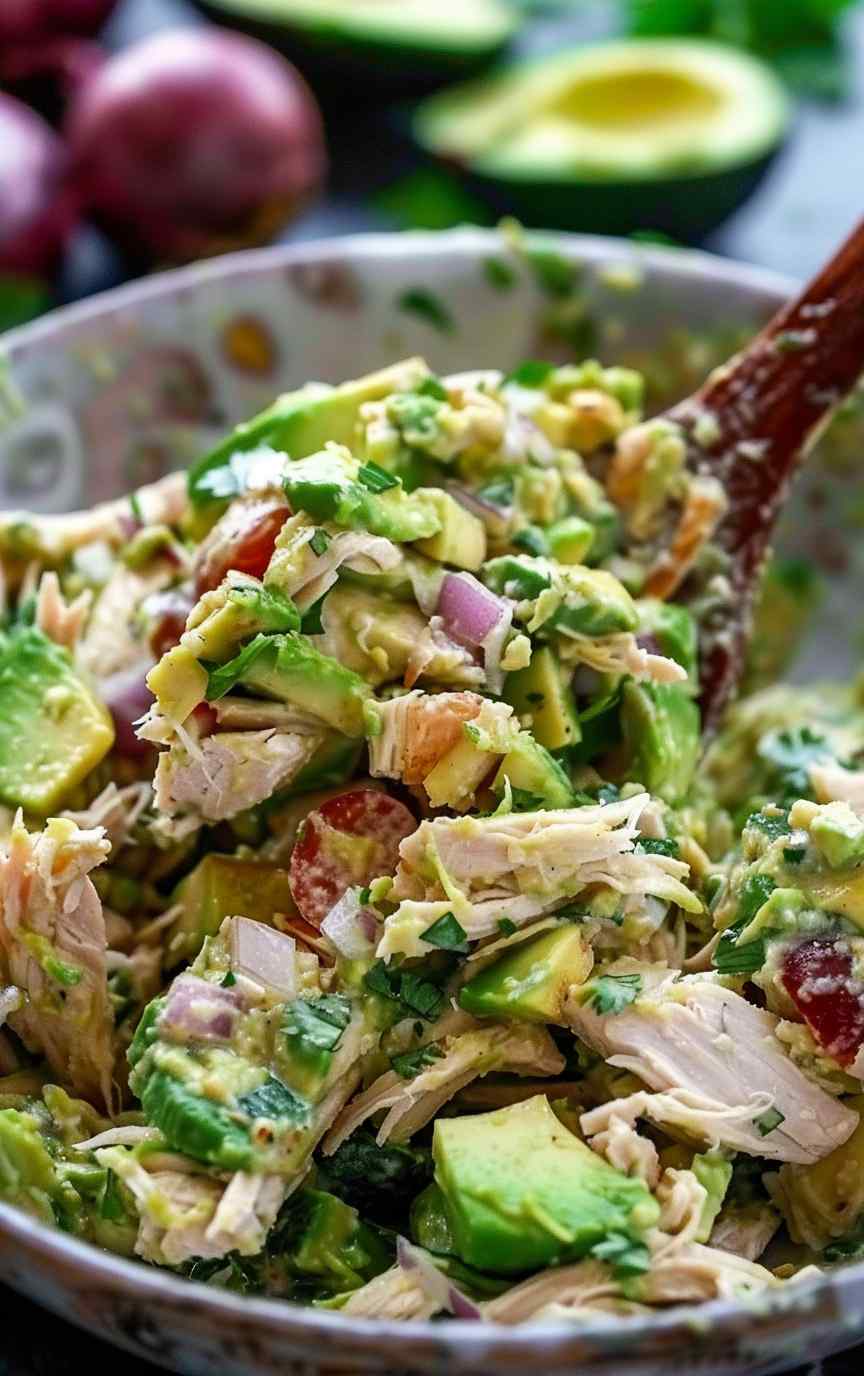 Zesty Avocado Chicken Salad